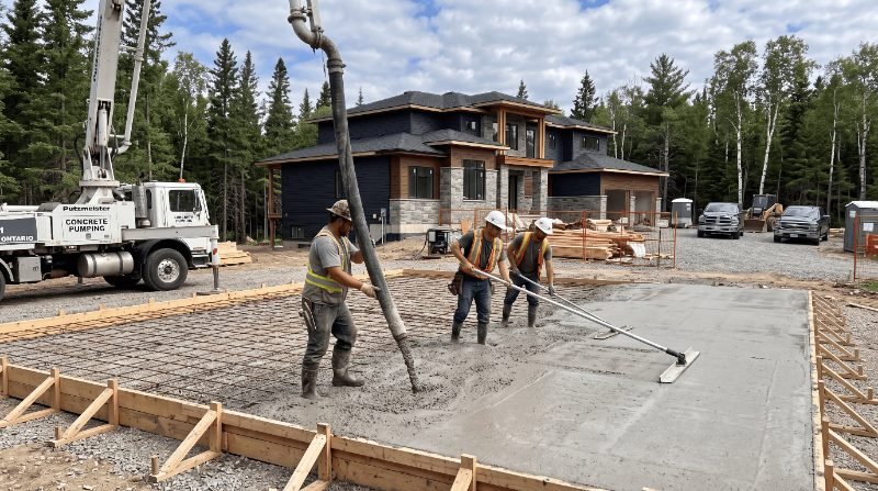 Concrete Foundations services in Greater Sudbury, Ontario
